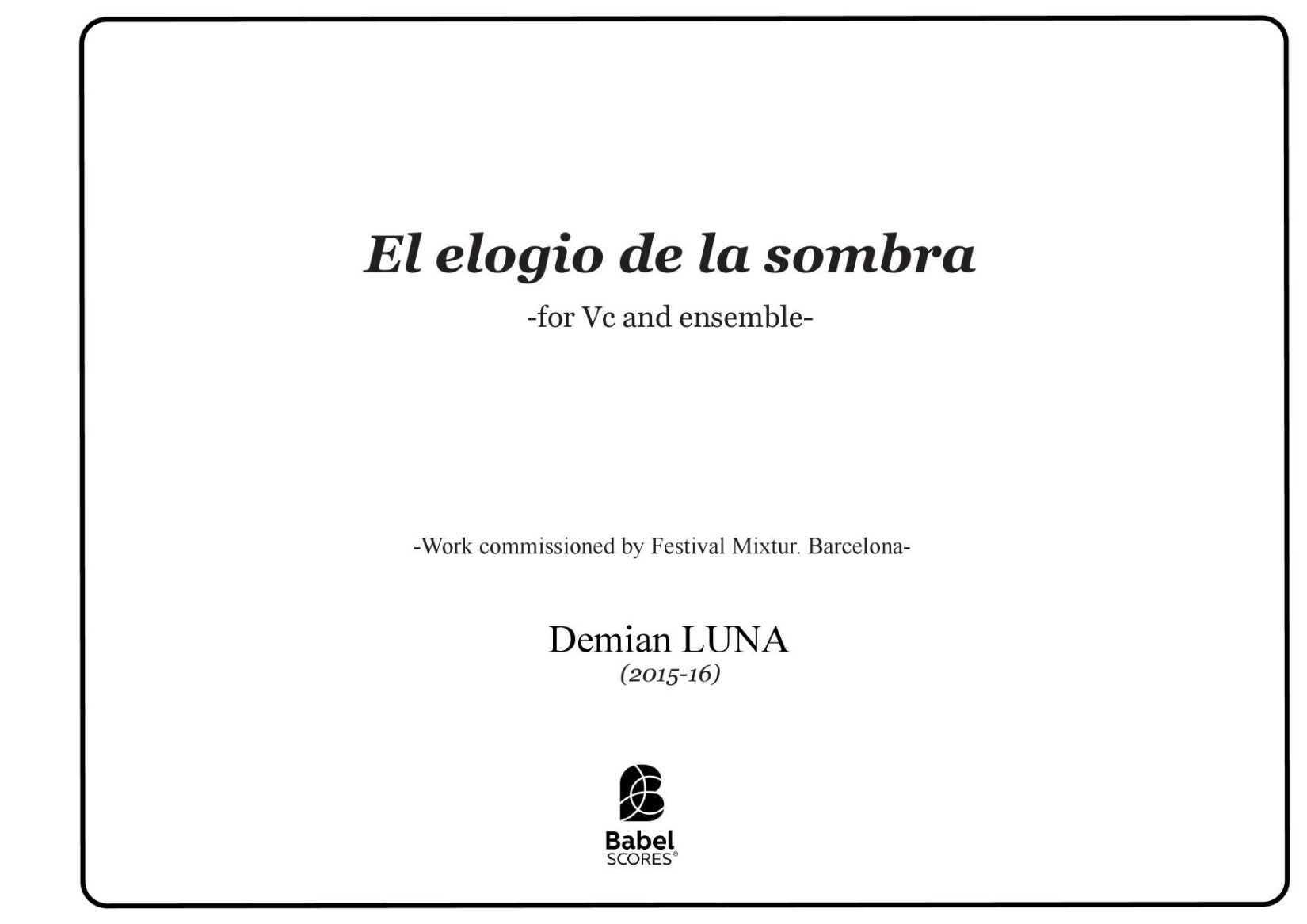 El Elogio de la Sombra