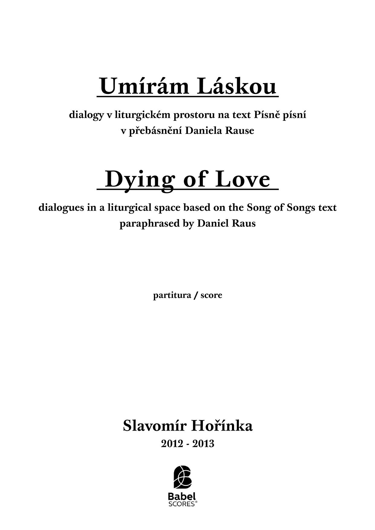Dying of Love
