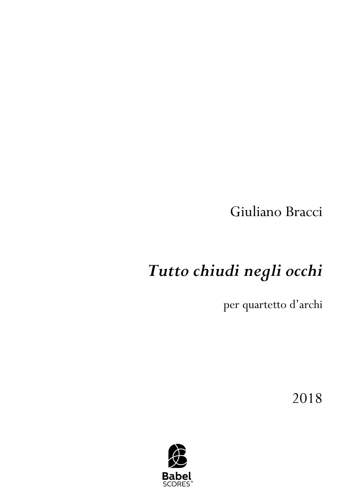 Tutto chiudi negli occhi