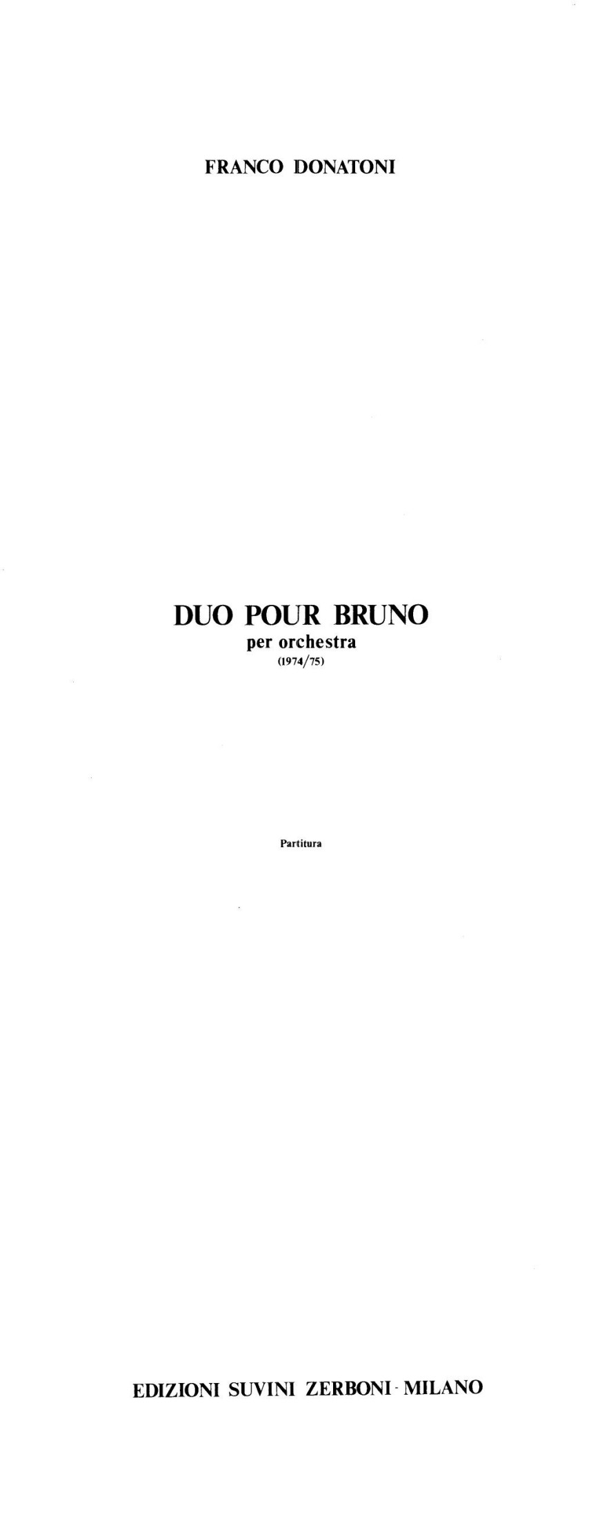 Duo pour bruno