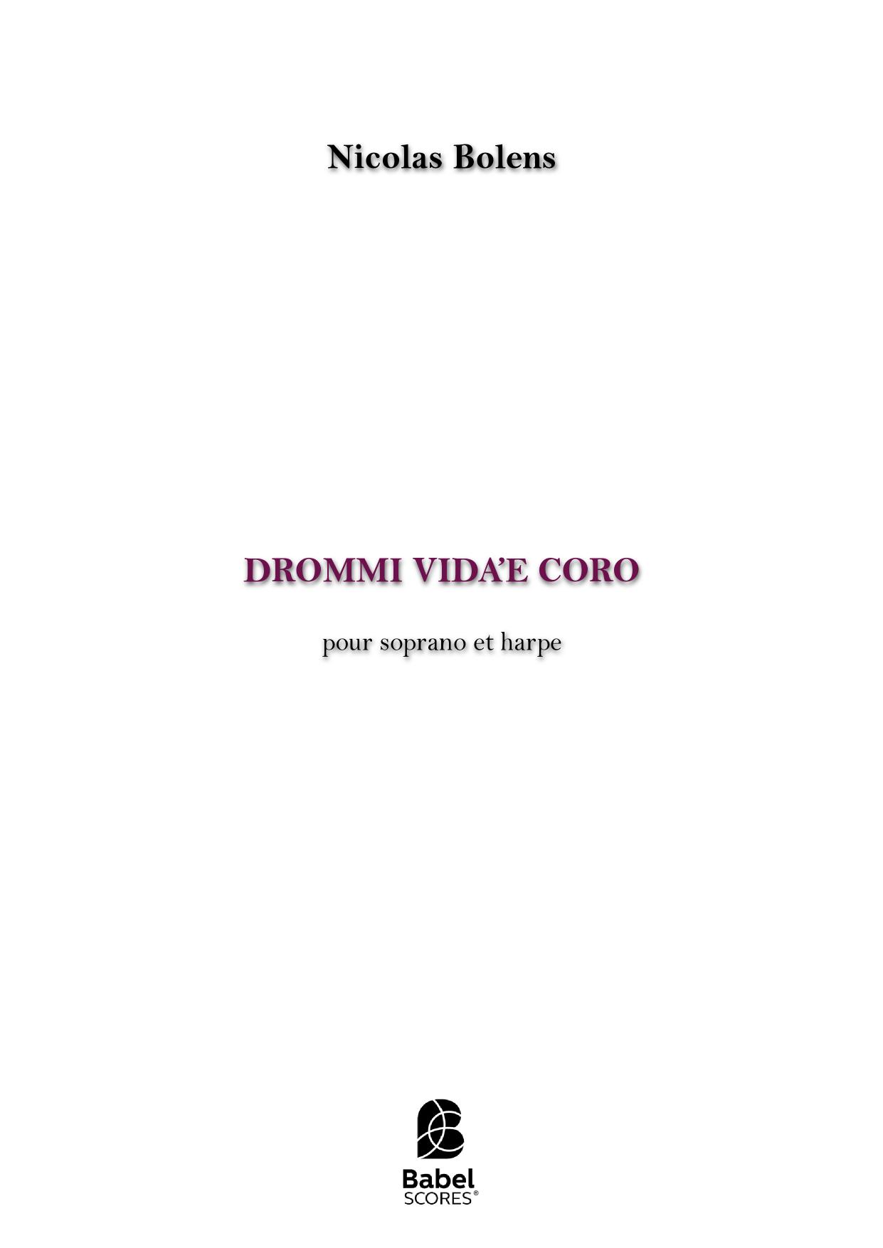 Drommi Vida'e Coro