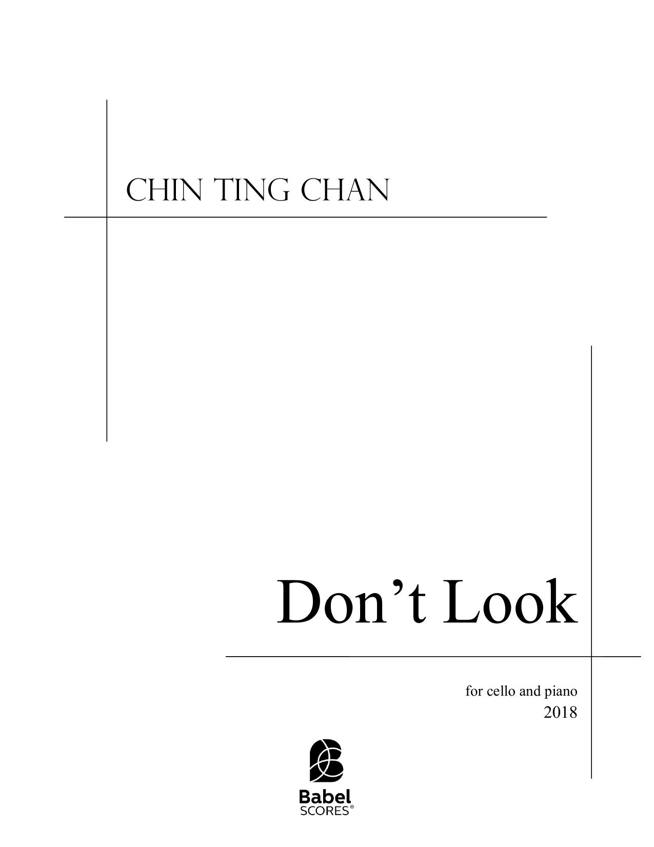 Don't Look