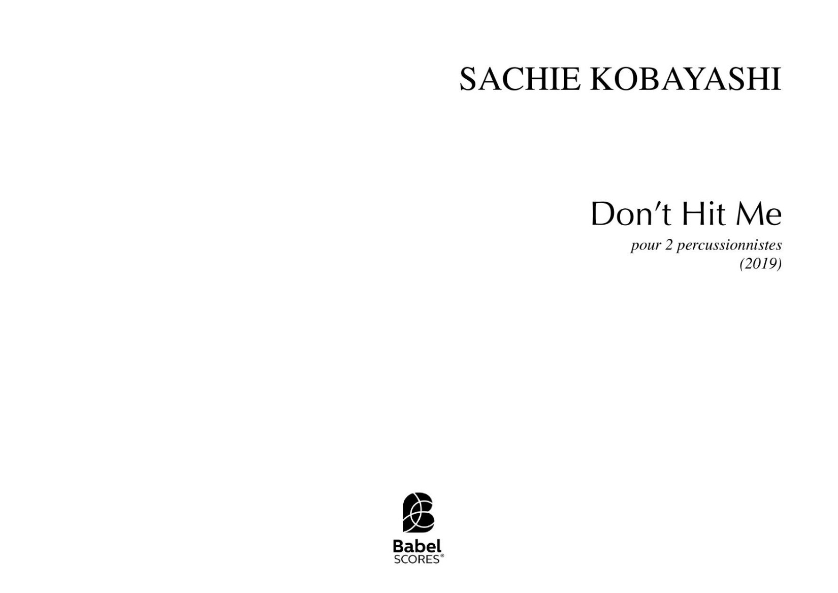 Don't Hit Me