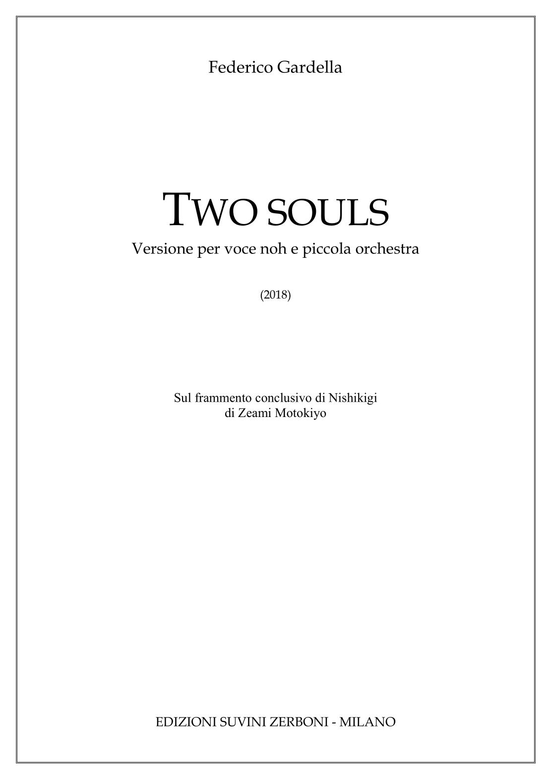 Two souls (Versione per piccola orchestra)