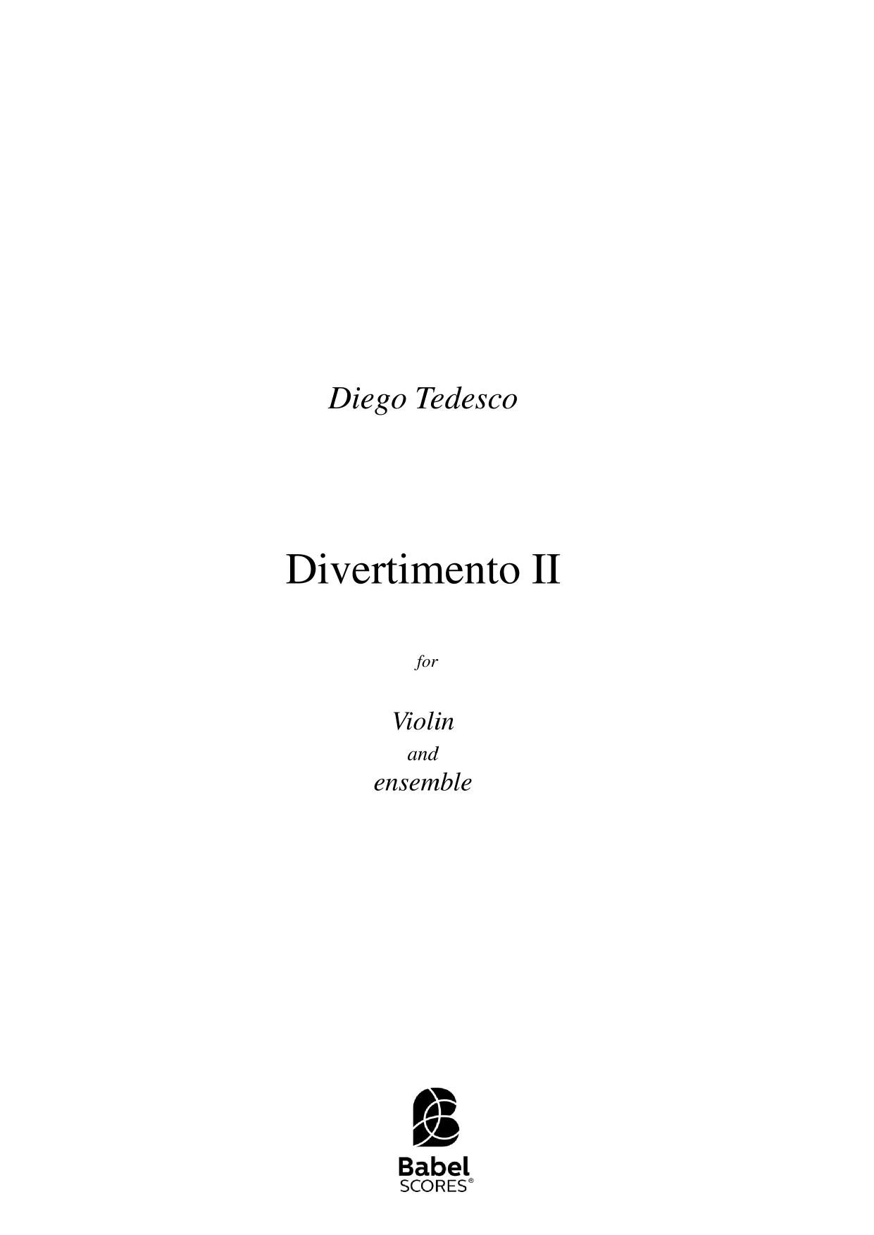 Divertimento II