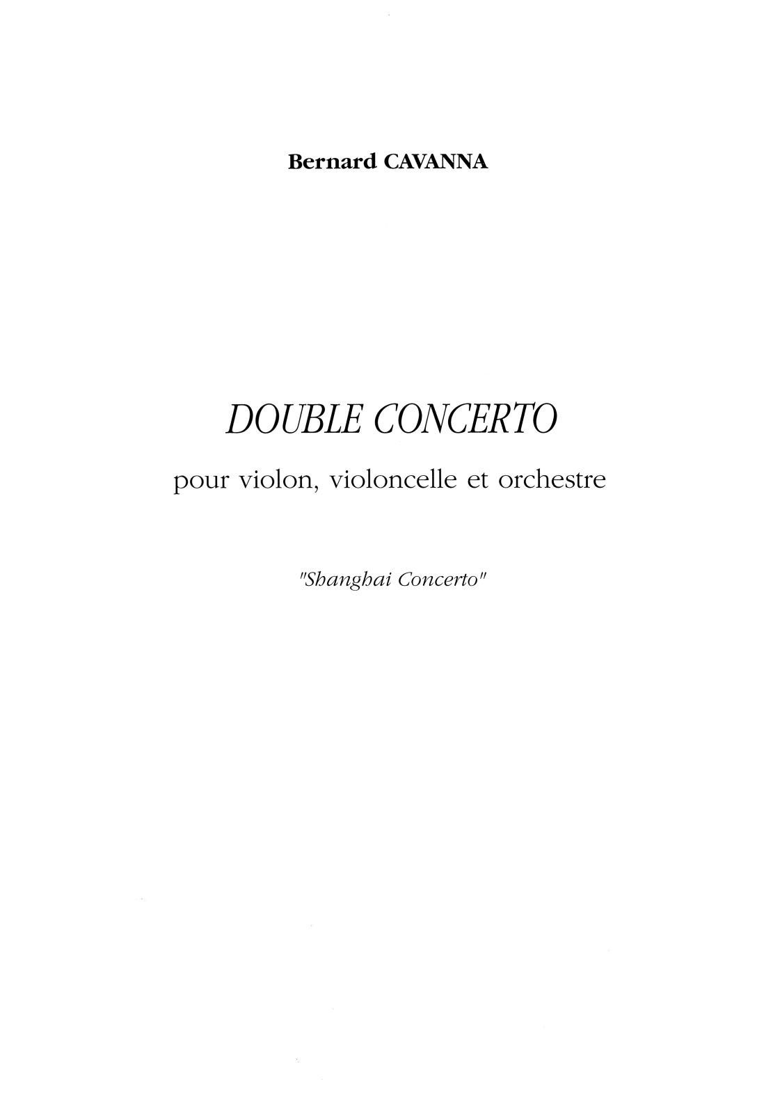 Double Concerto