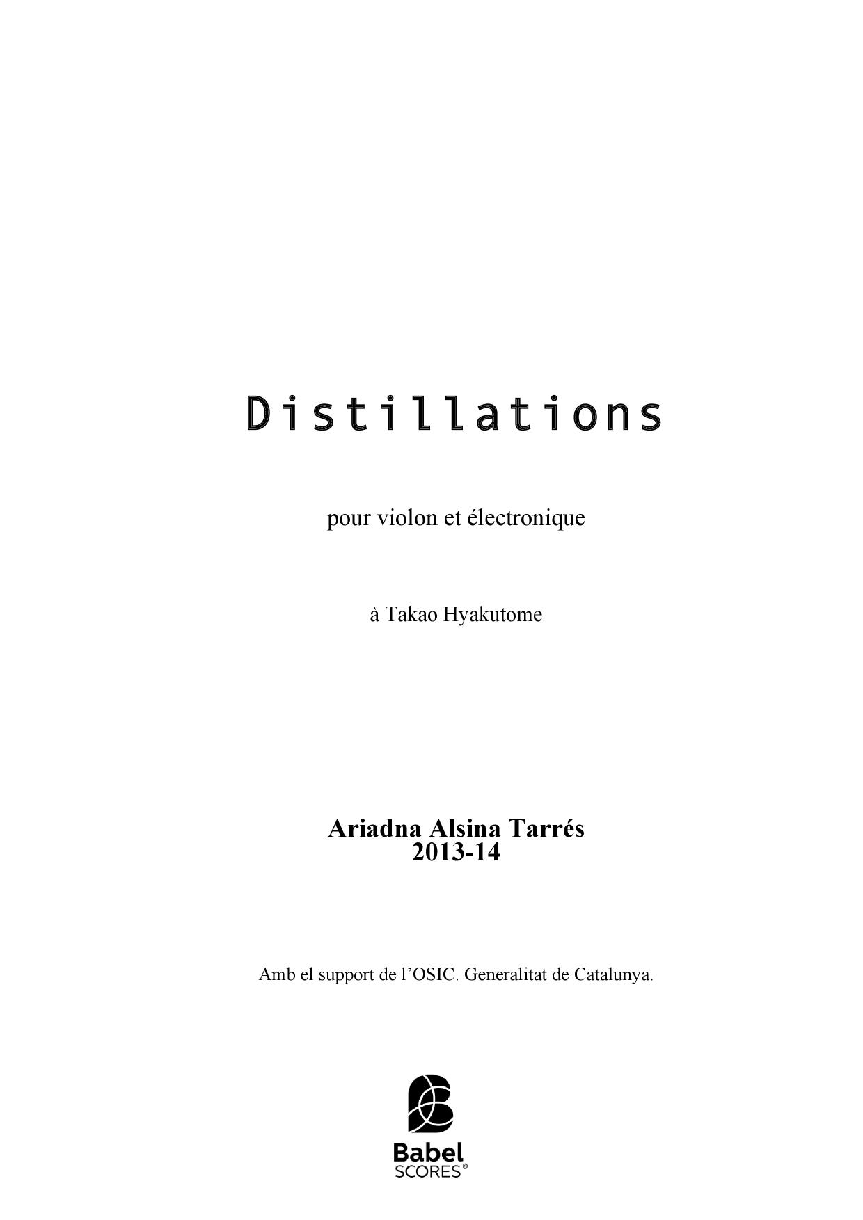 Distillations