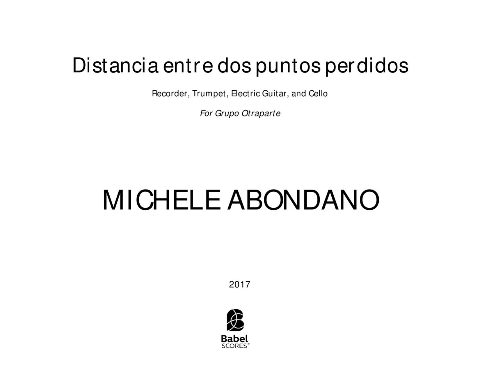 Distancia entre dos puntos perdidos