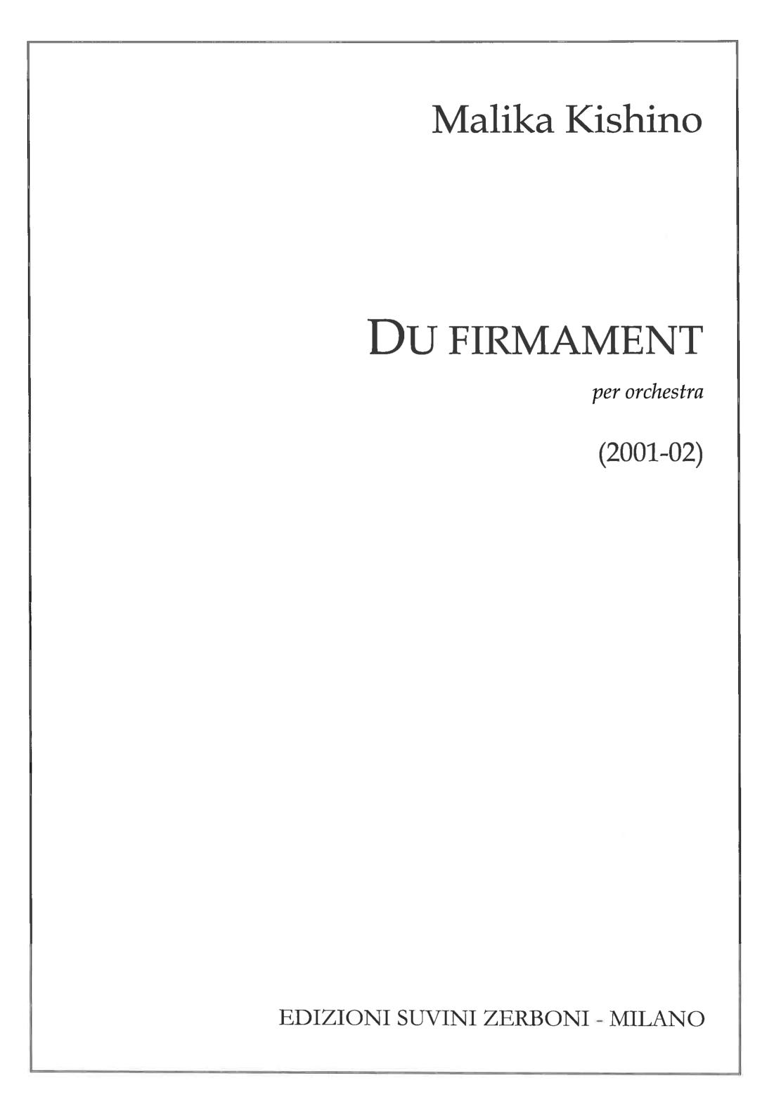 Du Firmament