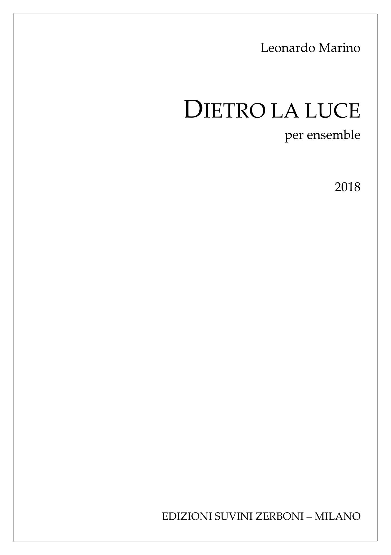 Dietro la luce II