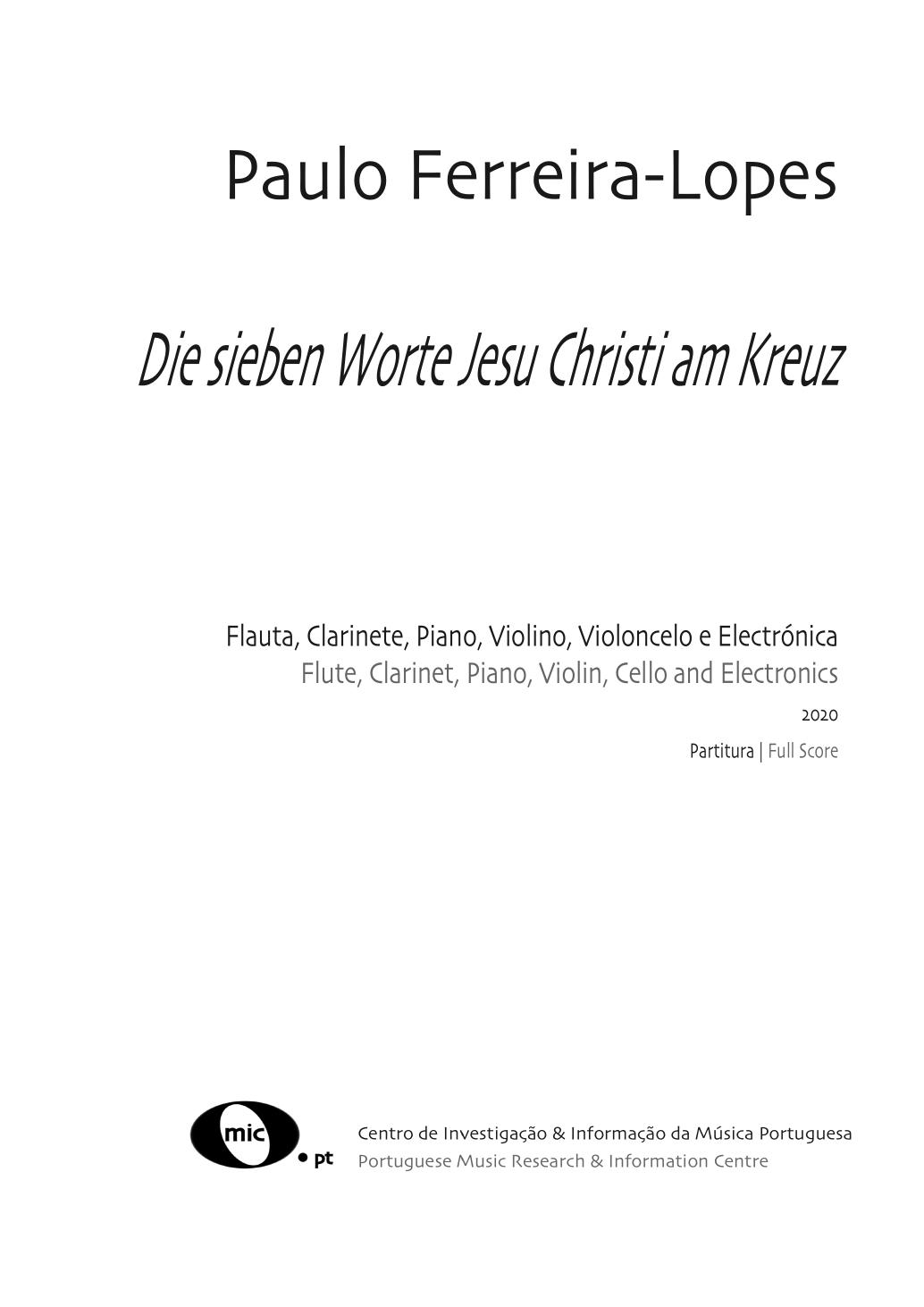 Die sieben Worte Jesu Christi am Kreuz