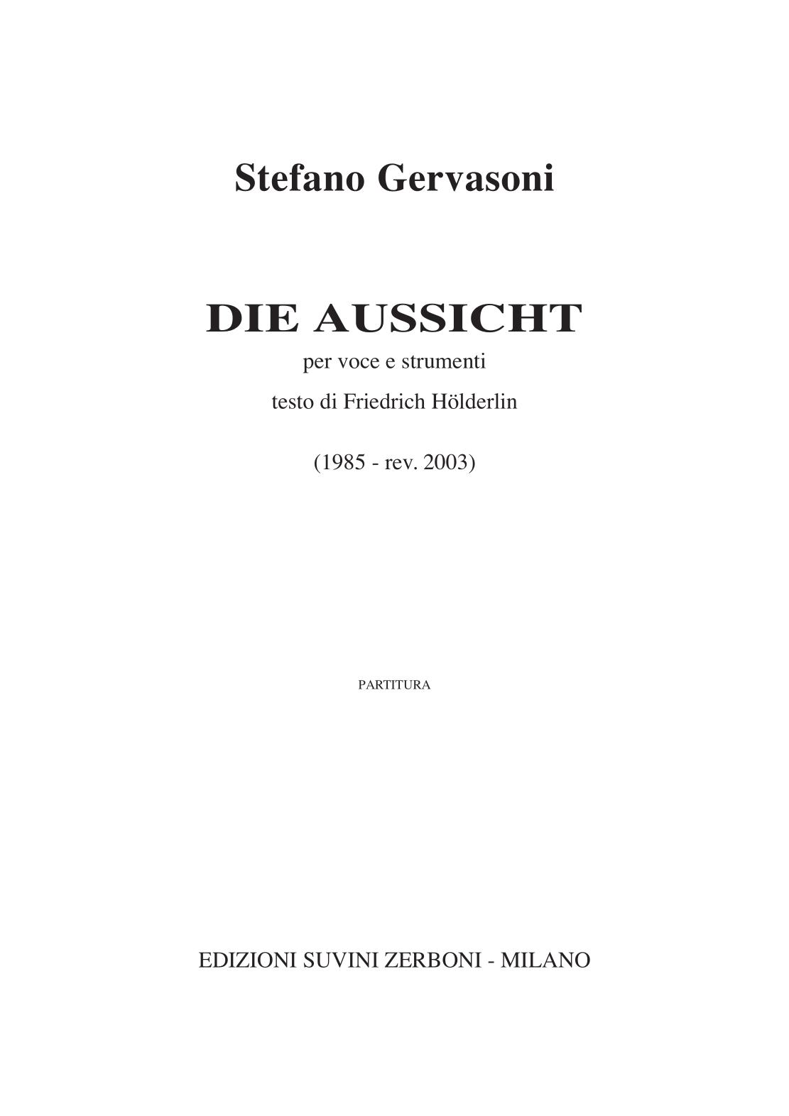 Die aussicht
