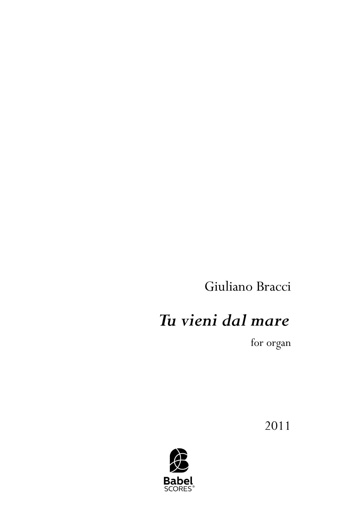 Tu vieni dal mare