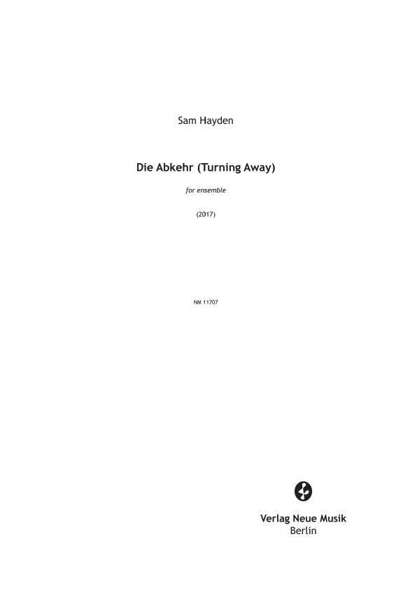 Die Abkehr (Turning Away)