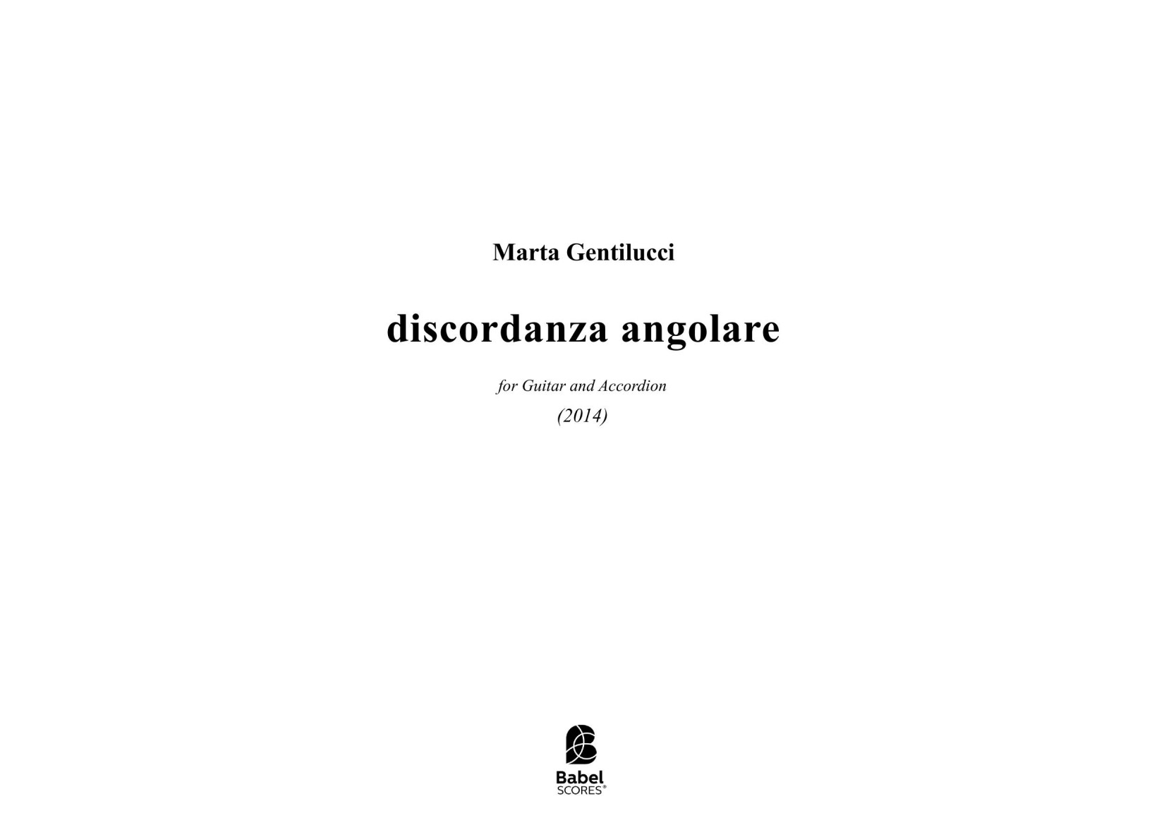discordanza angolare