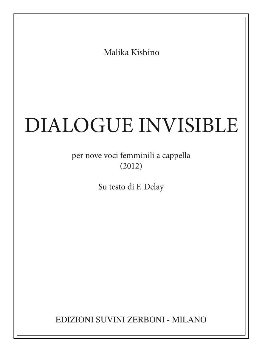 DIALOGUE INVISIBLE