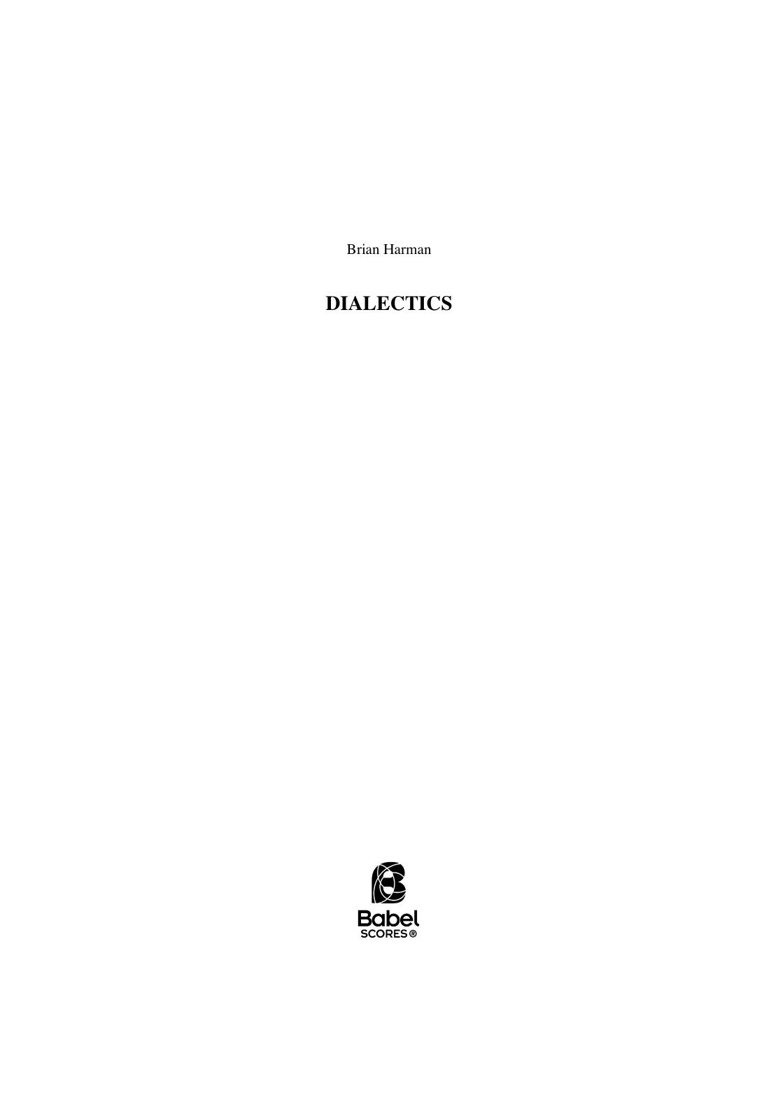 Dialectics