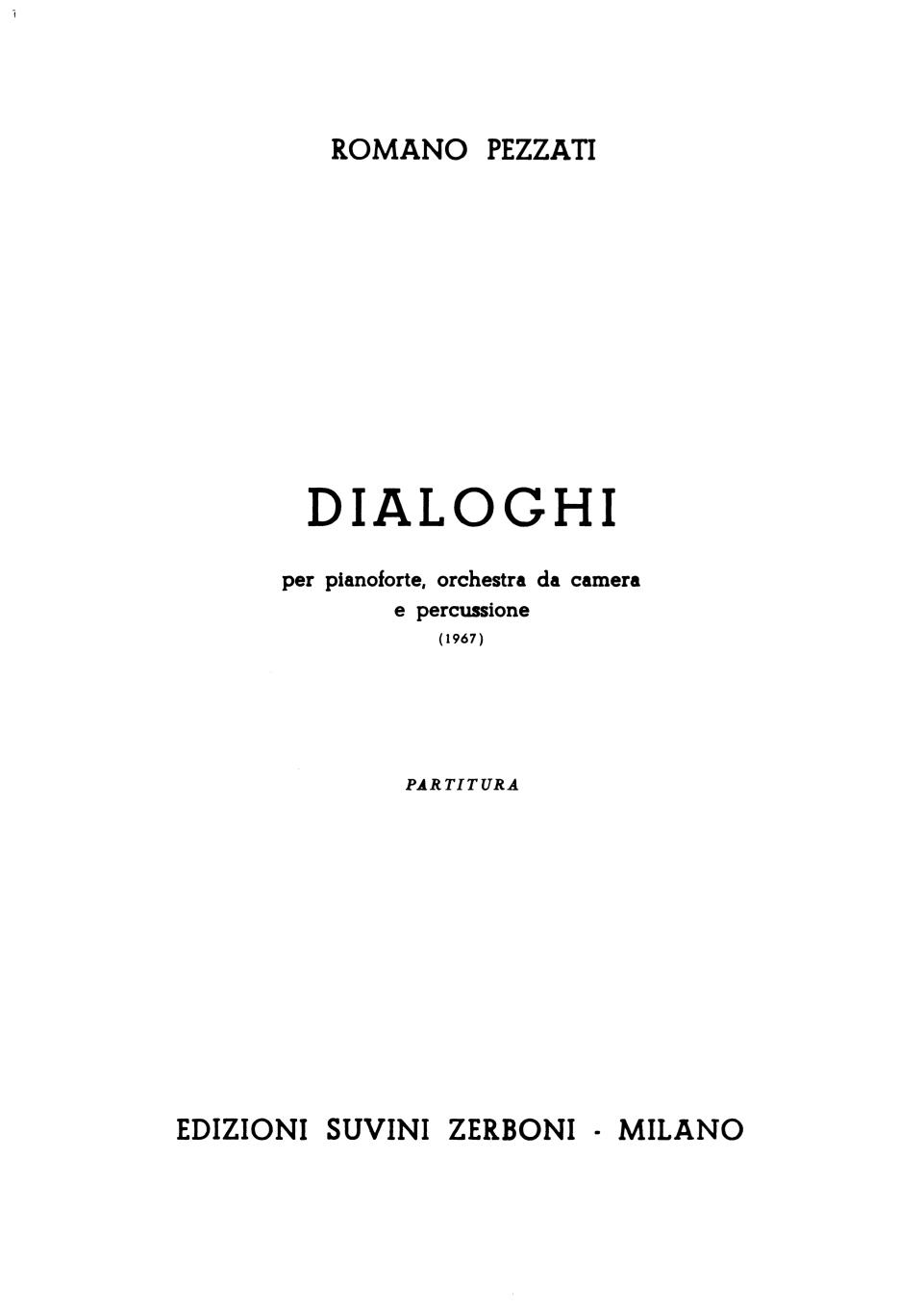 Dialoghi