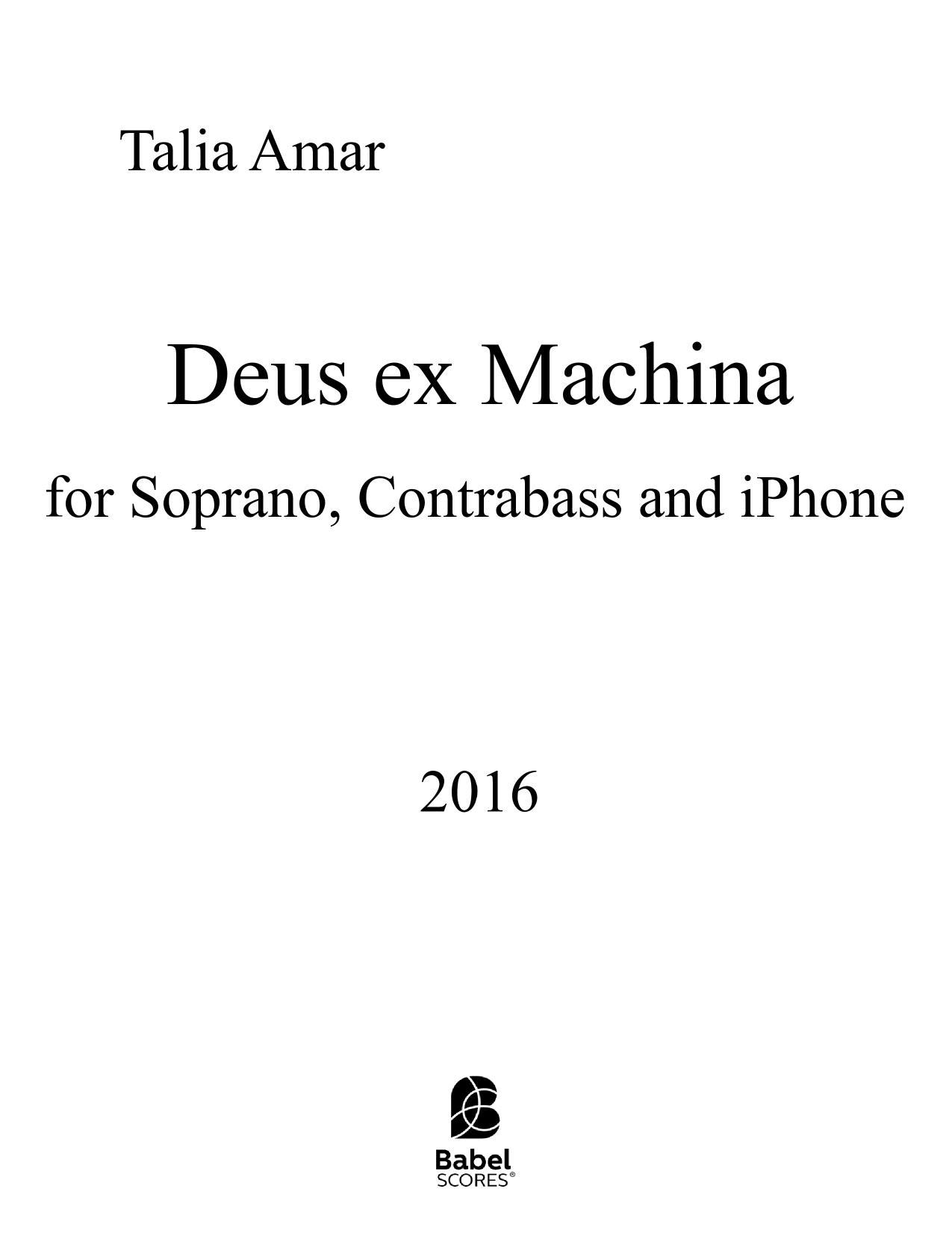 Deus Ex Machina