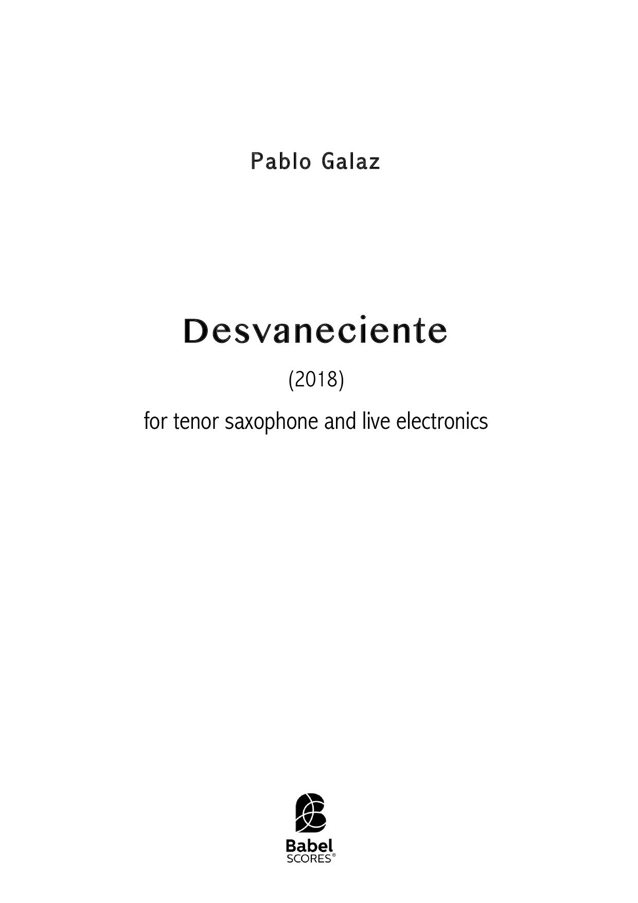 Desvaneciente