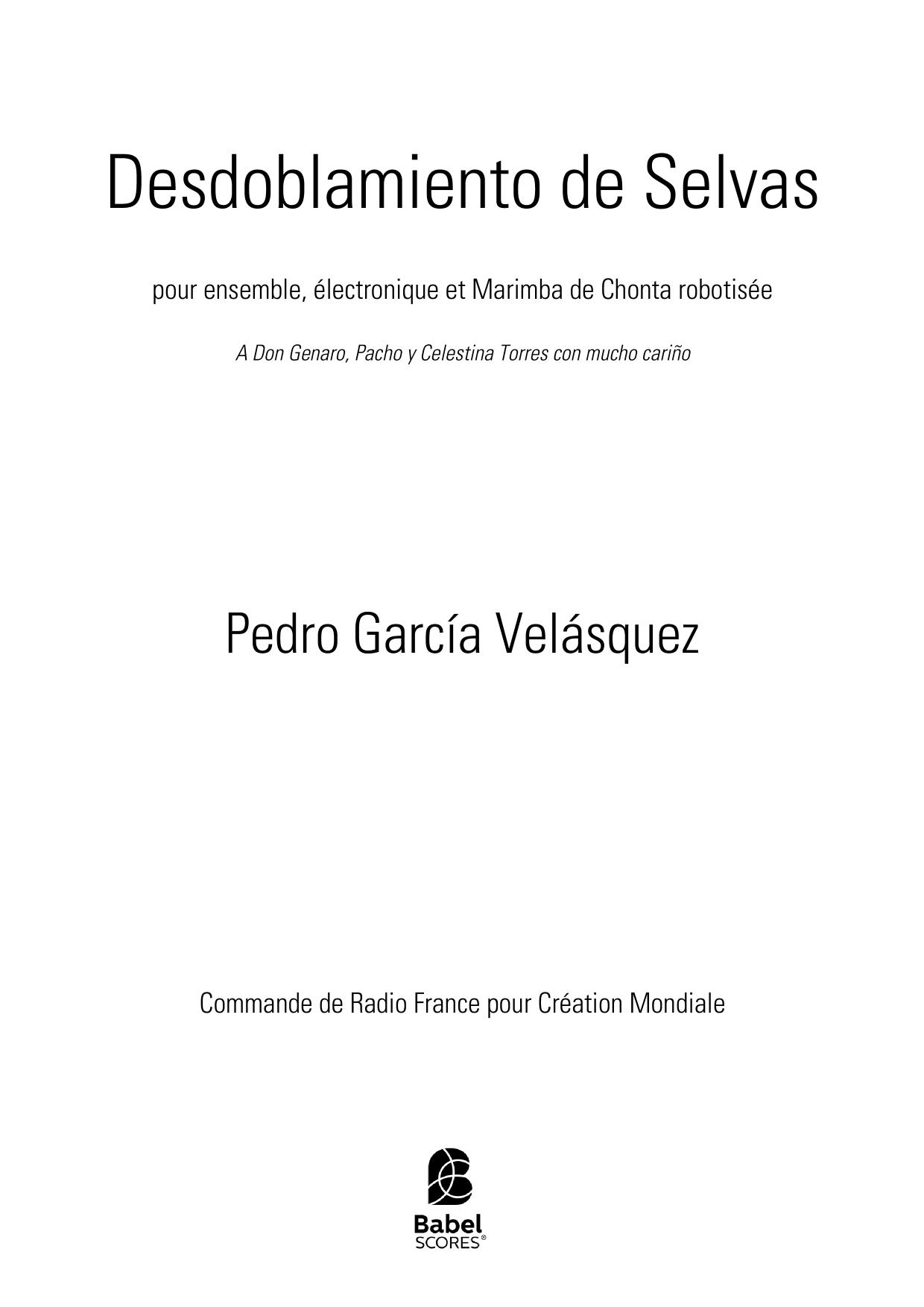 Desdoblamiento de Selvas