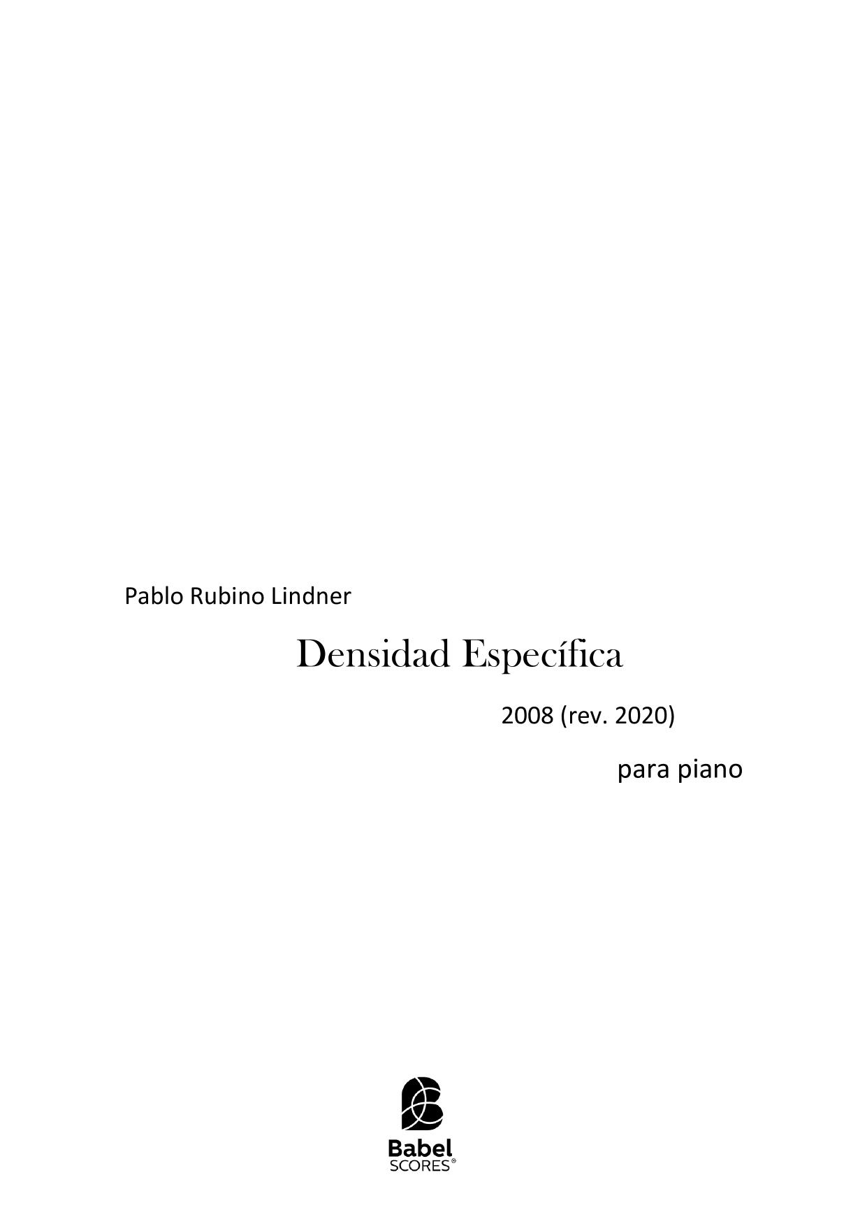 Densidad específica