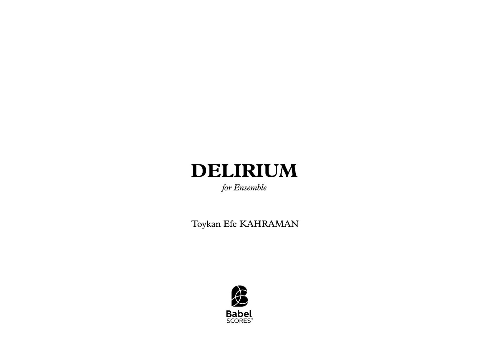 DELIRIUM