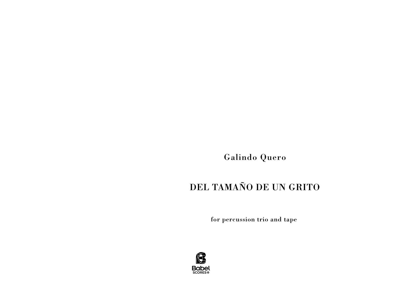 Del tamano de un grito