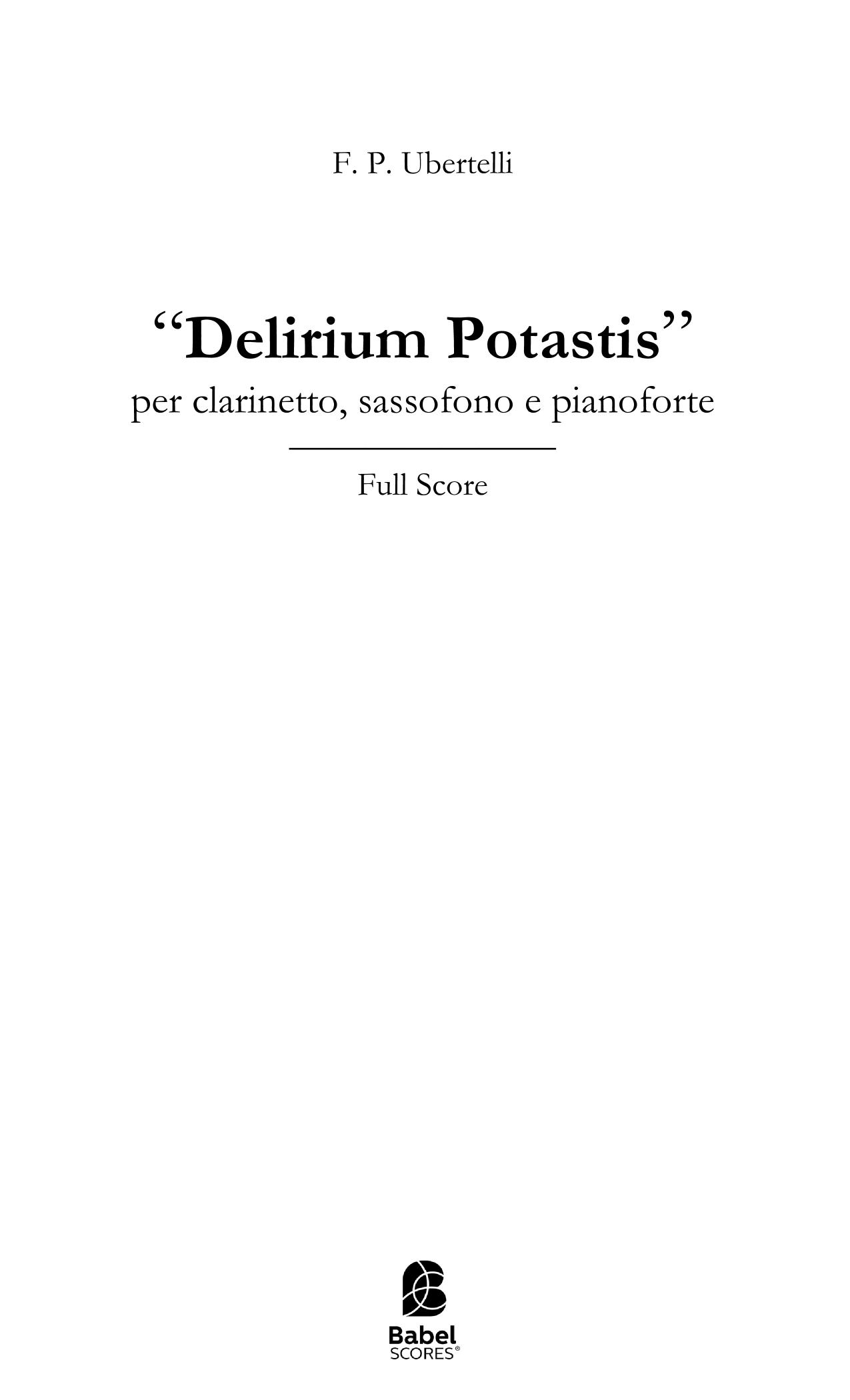 Delirium Potastis