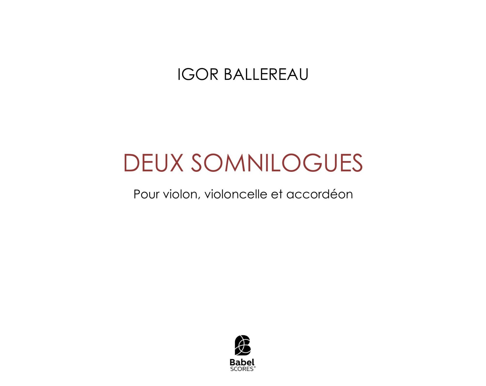 Deux somnilogues