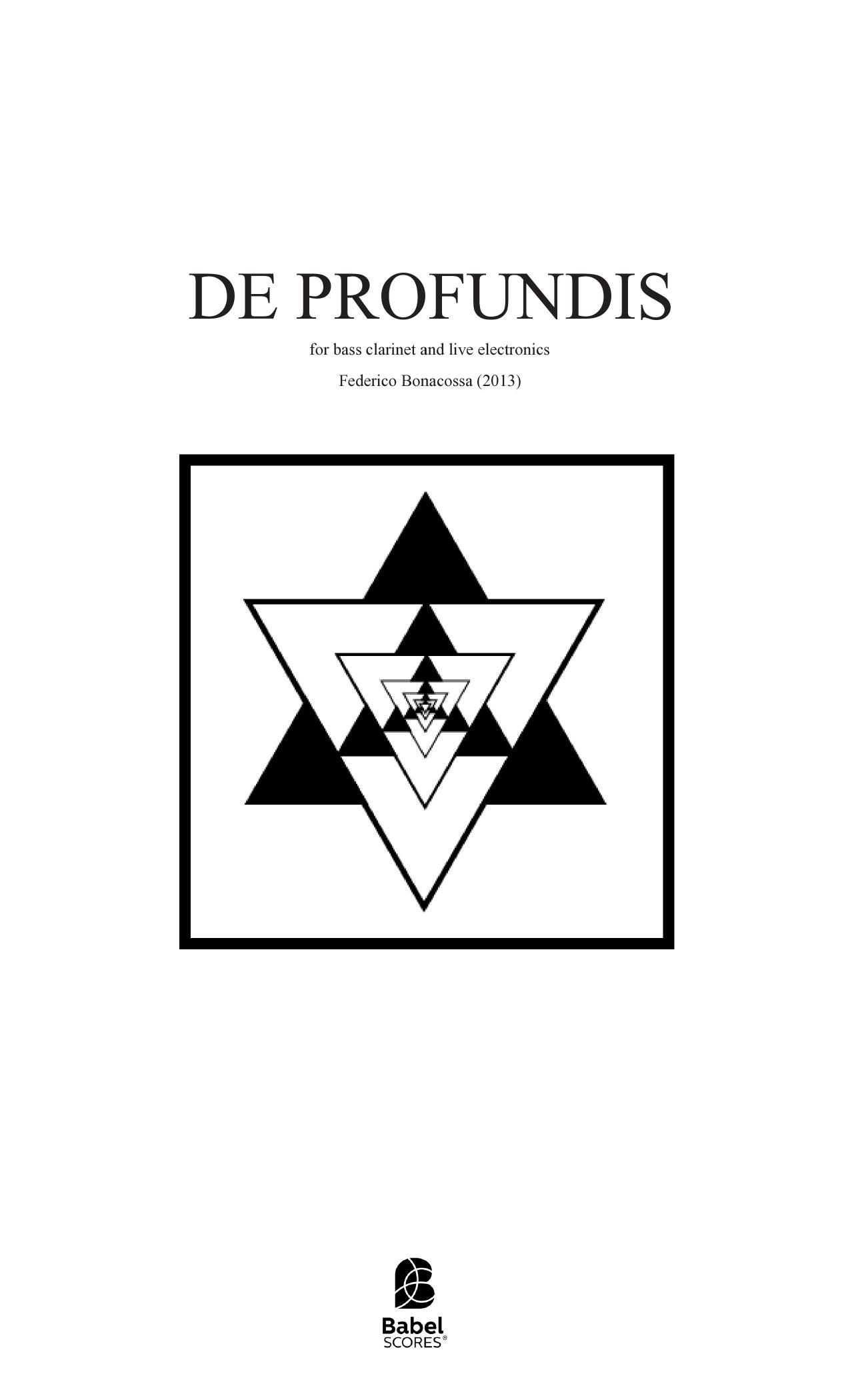 De Profundis