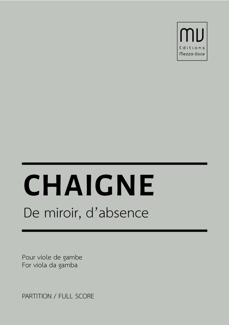 De miroir, d'absence