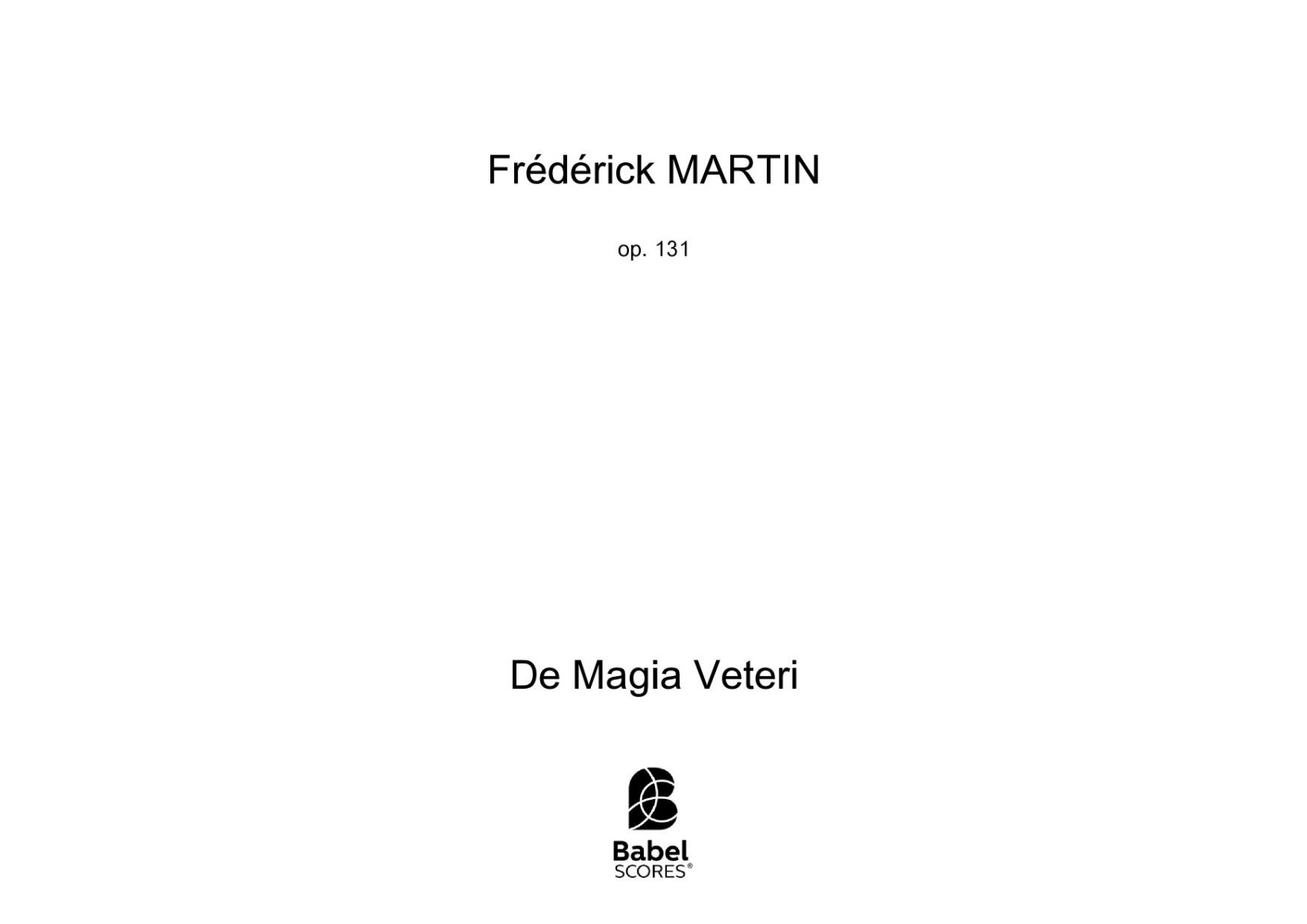 De Magia Veteri