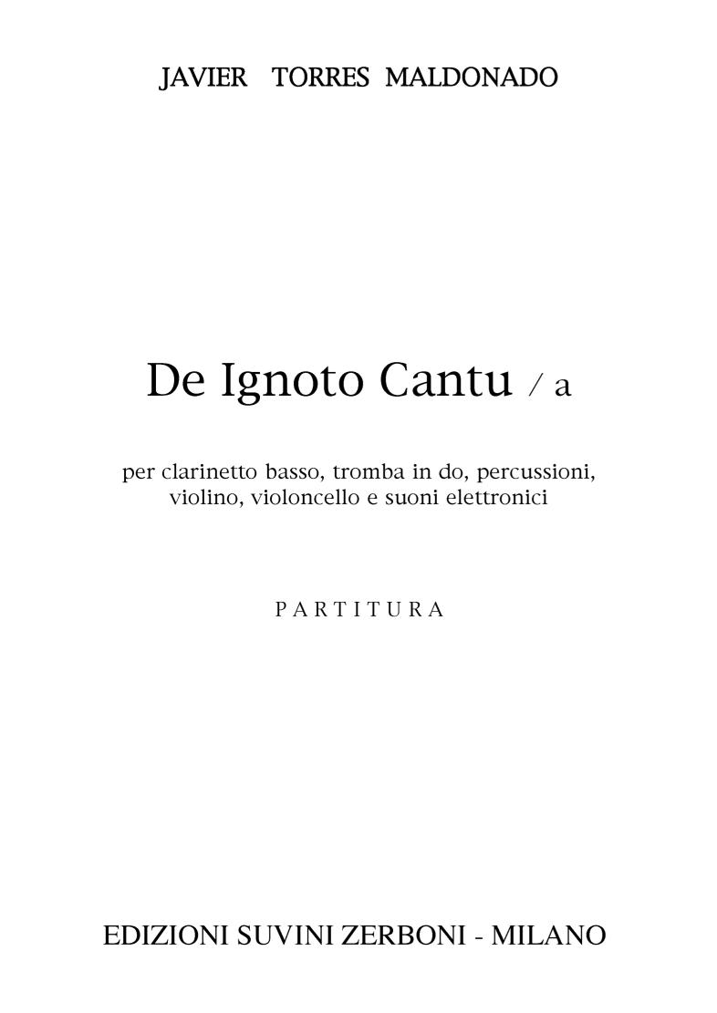 De ignoto cantu