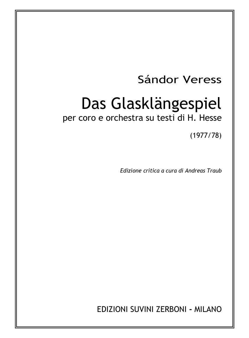Das glasklaengespiel