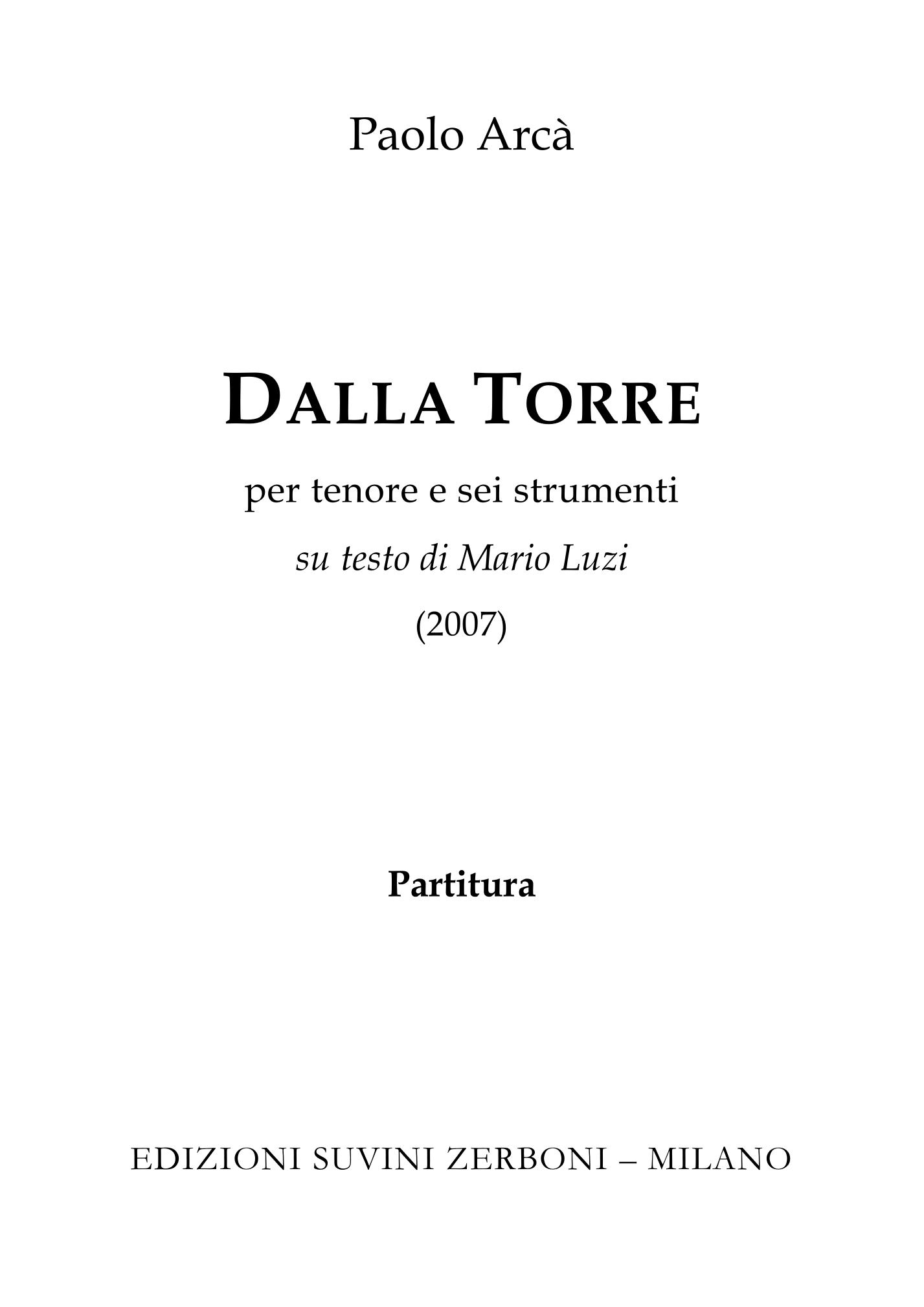 Dalla torre
