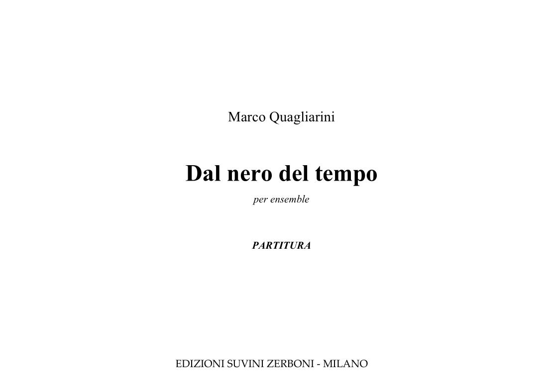 Dal nero del tempo