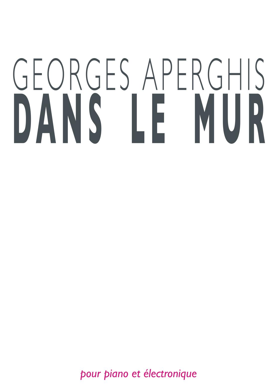 Dans le mur