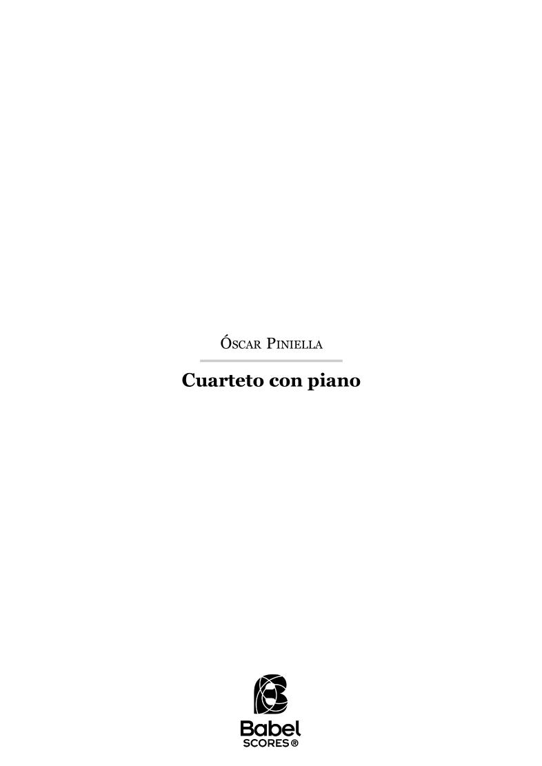 Cuarteto con piano