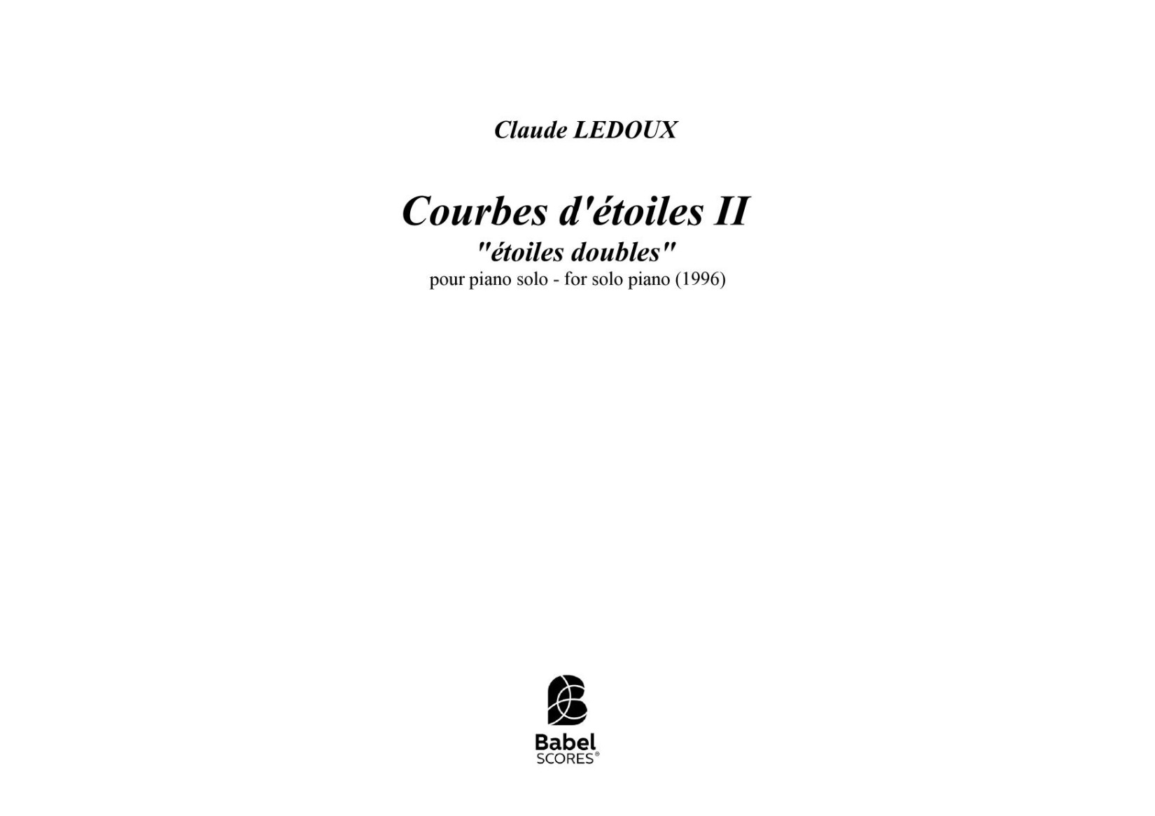 Courbes d'étoiles II