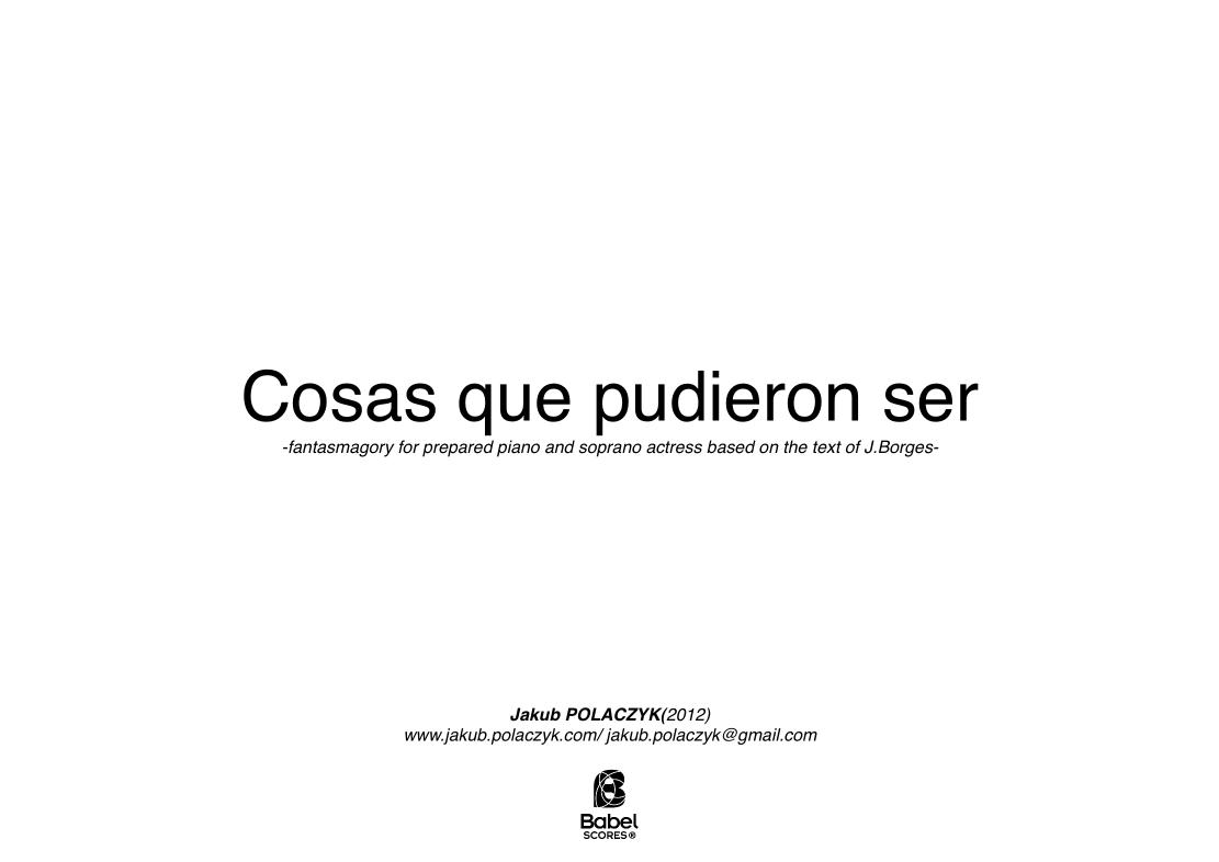 Cosas que pudieron ser