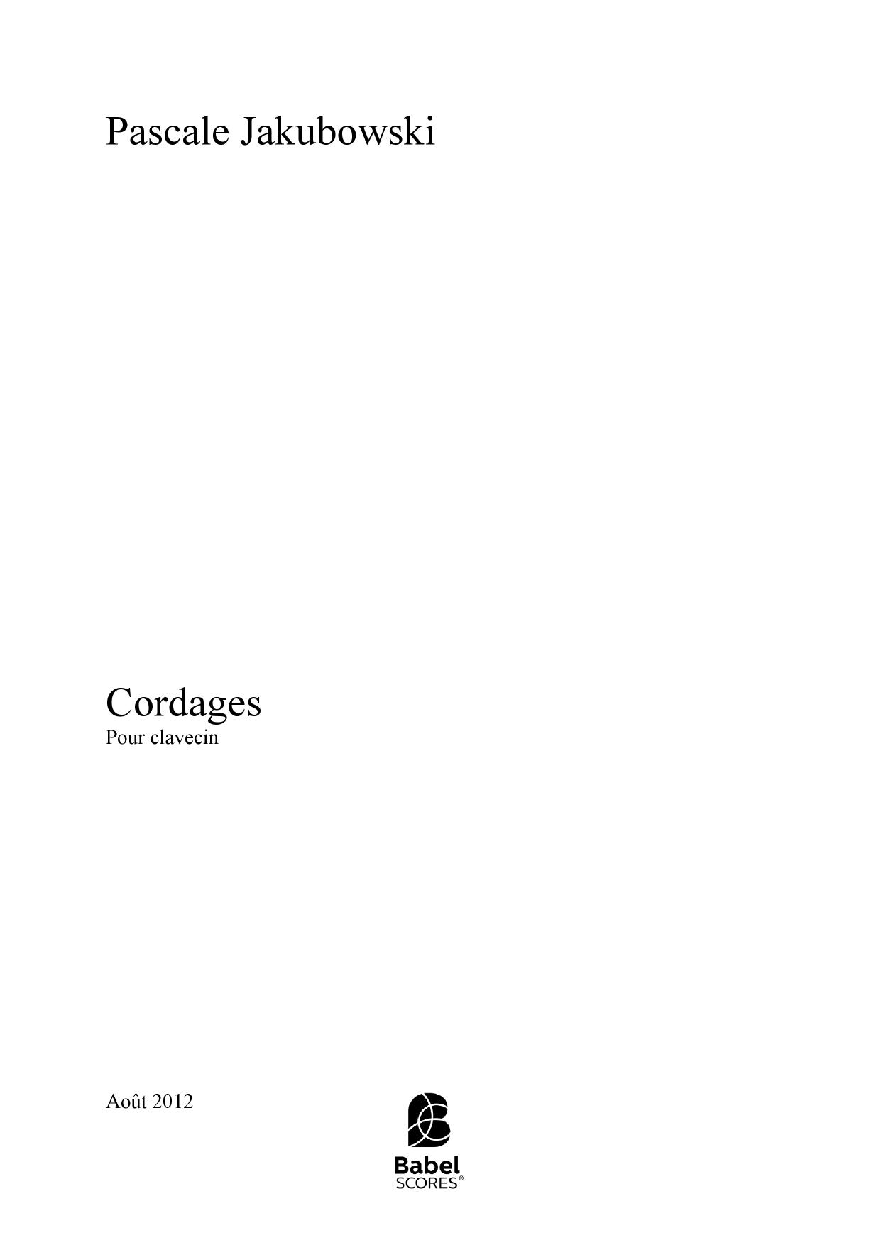 Cordages