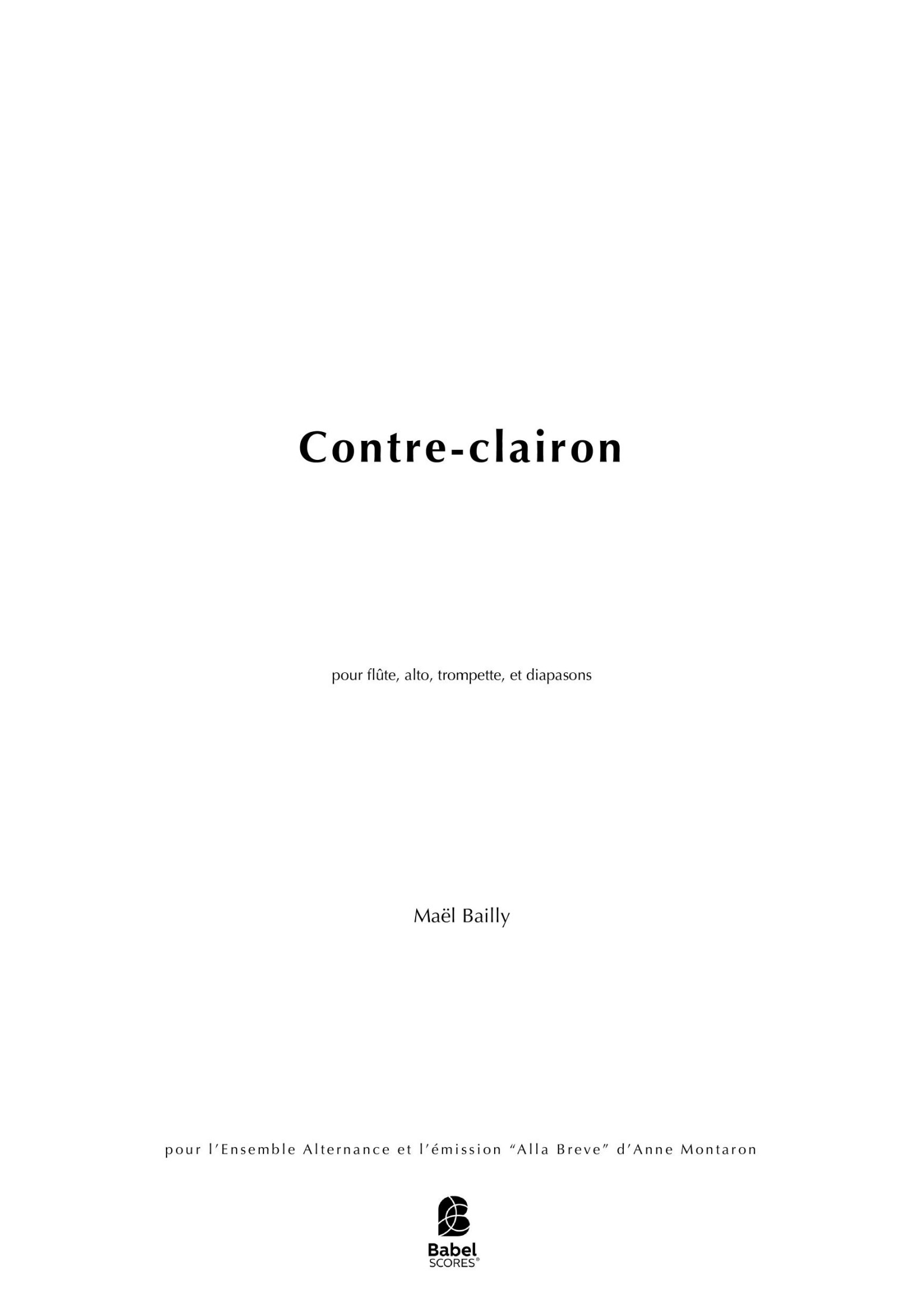 Contre-clairon