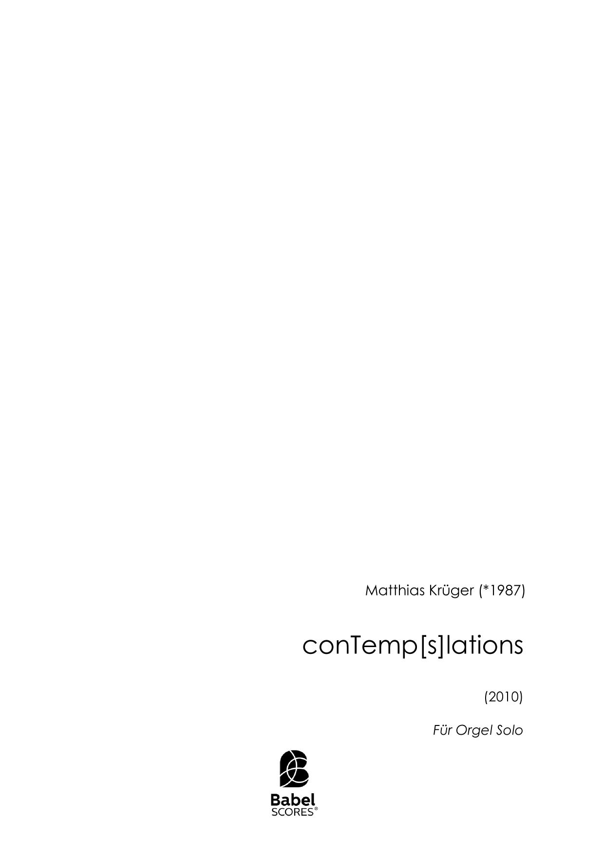 conTemp[s]lations