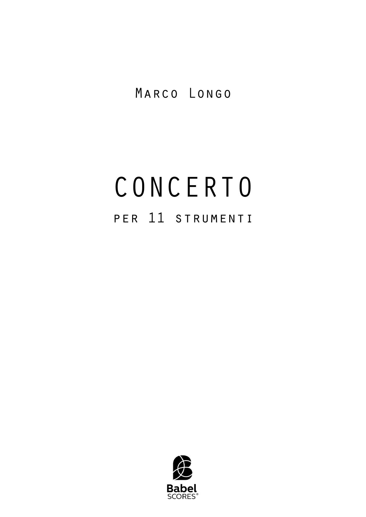 Concerto per 11 strumenti