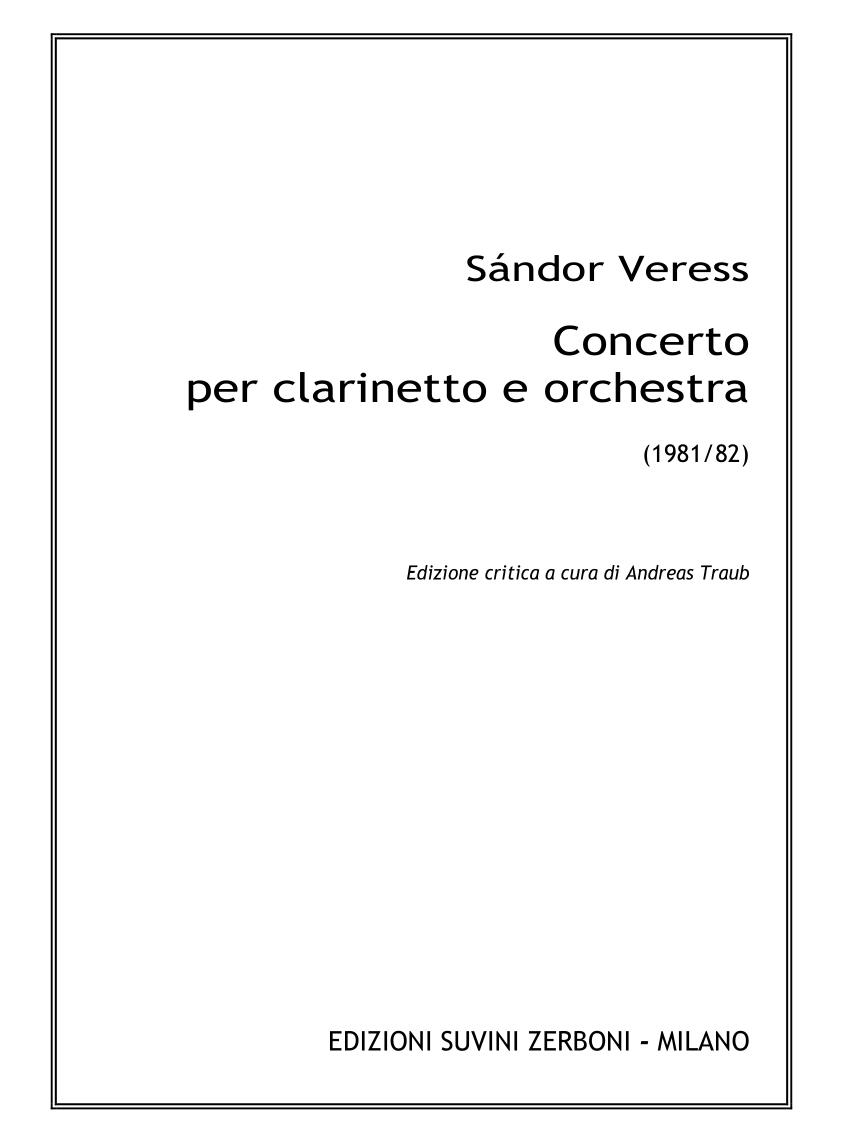 Concerto per clarinetto e orchestra