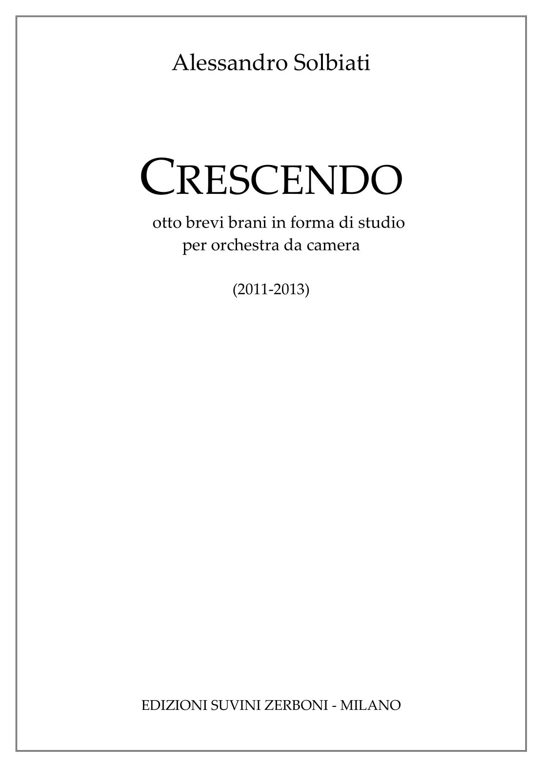 CRESCENDO