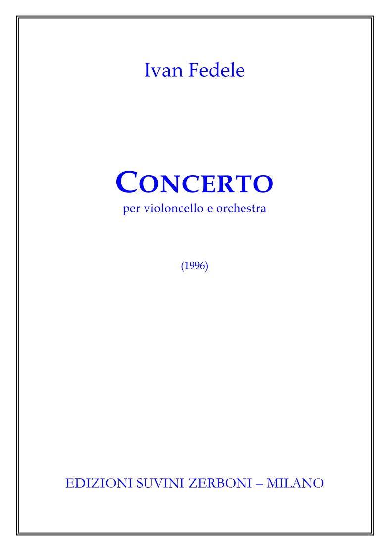 Concerto per violoncello e orchestra