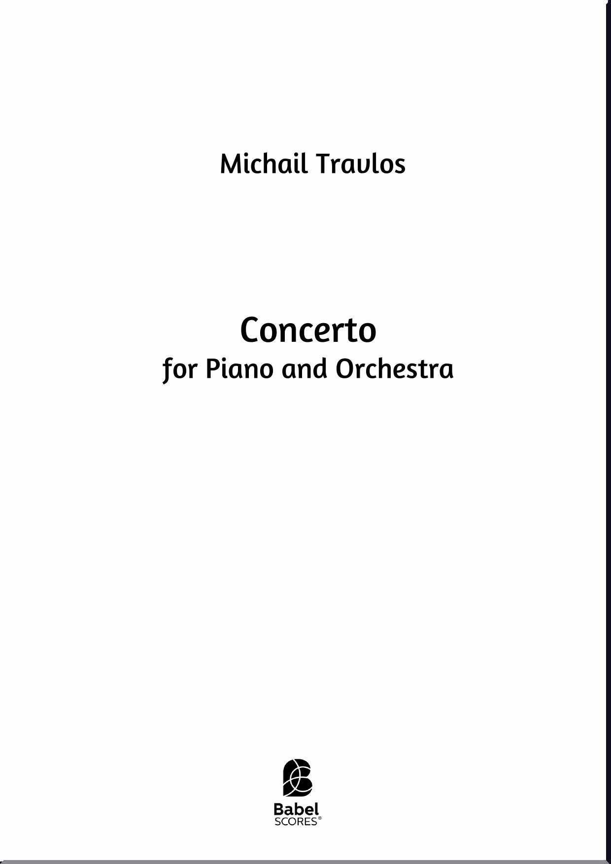 Concerto for Piano and Orchestra