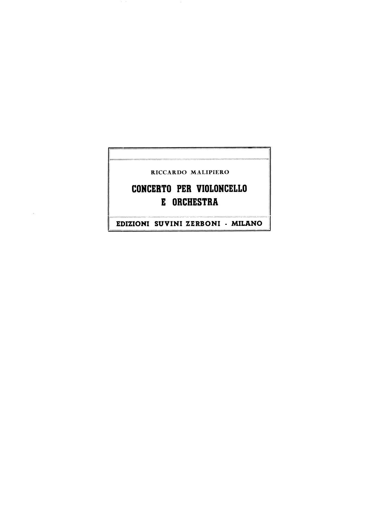 Concerto [cello]